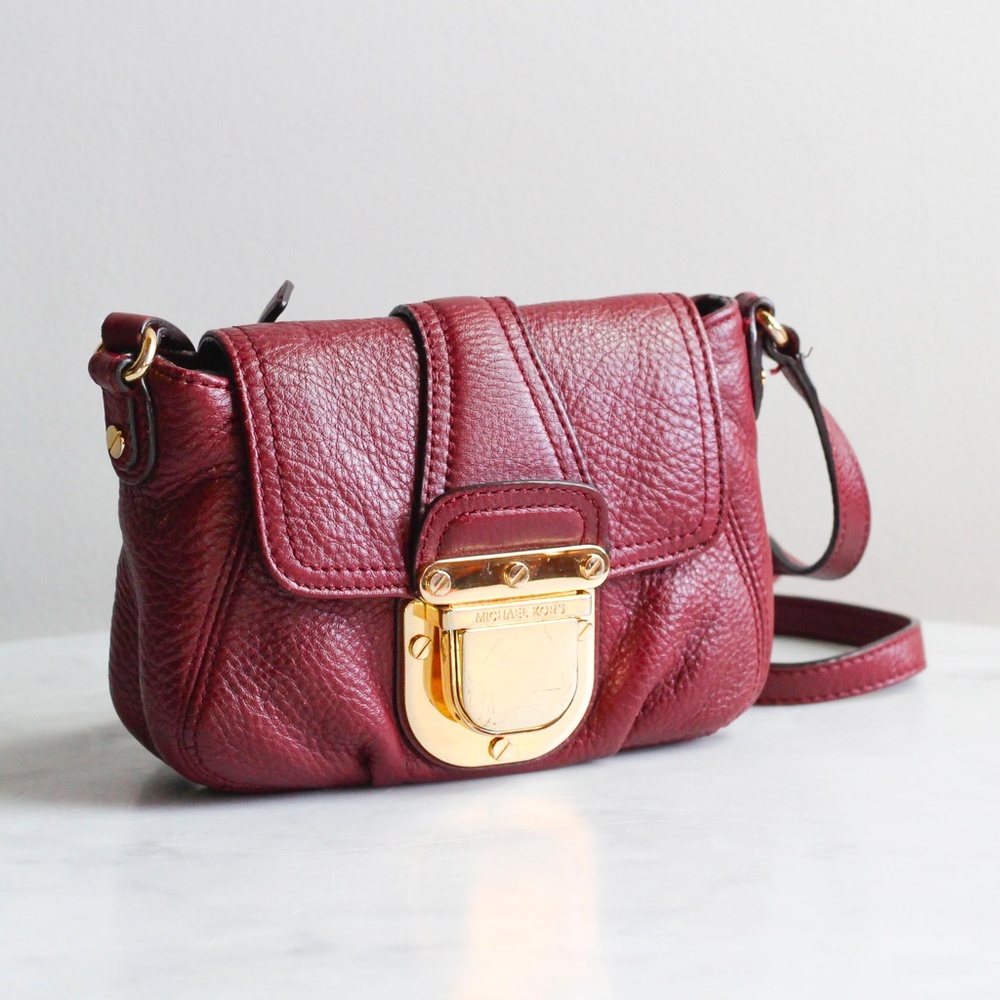 Michael Kors Burgundy Crossbody Bag
